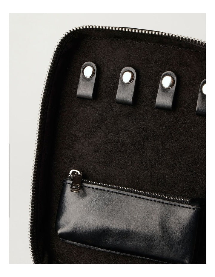 Travel Jewellery Case in Black