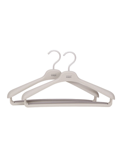 Orderly 42cm Set of 2 Suit and Coat Hangers Ecru