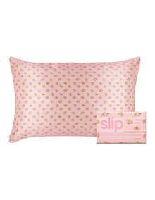 Pure Silk Queen Pillowcase in Petal