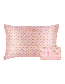 Pure Silk Queen Pillowcase in Petal