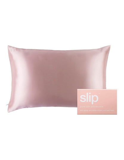 Pure Silk Queen Pillowcase in Pink