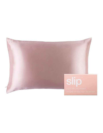 Pure Silk Queen Pillowcase in Pink