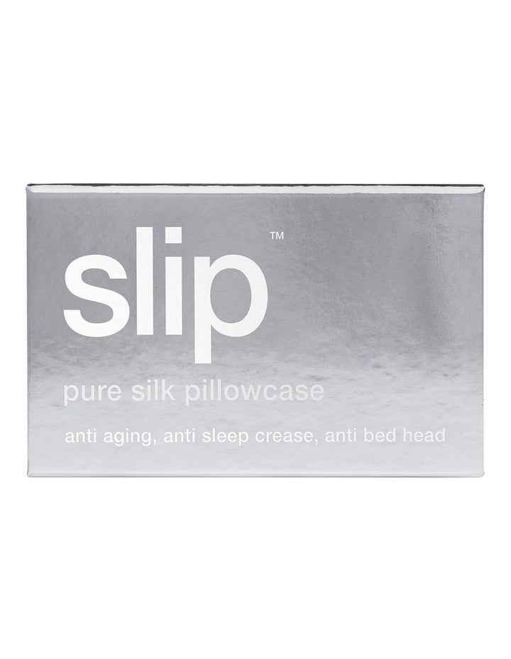 Pure Silk Queen Pillowcase in Silver