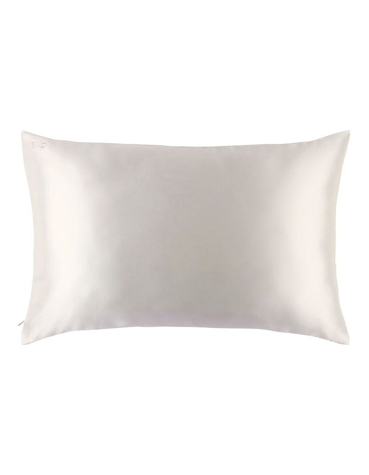 Pure Silk Queen Pillowcase in White