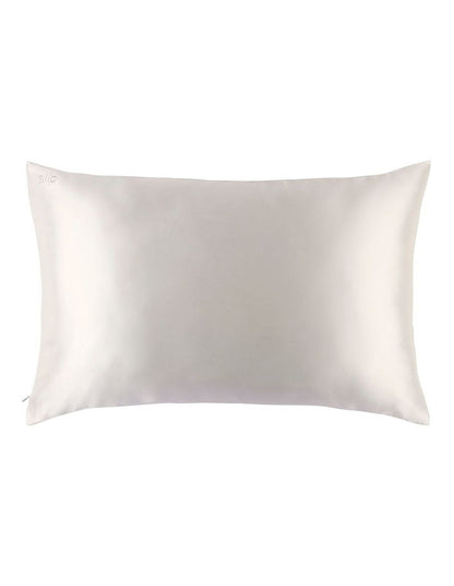 Pure Silk Queen Pillowcase in White