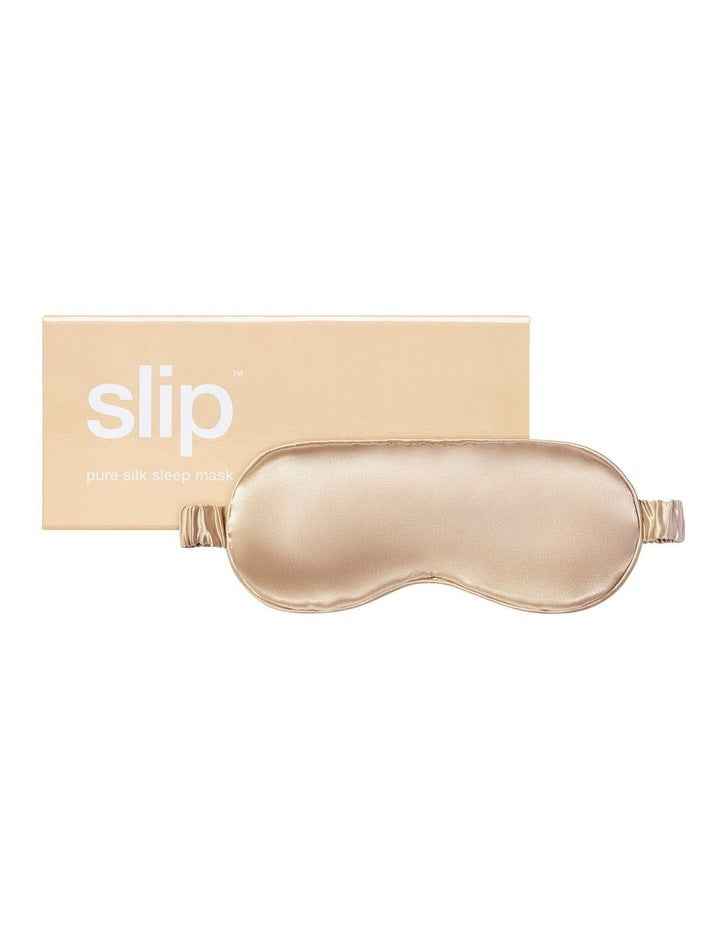 Pure Silk Sleep Mask in Caramel