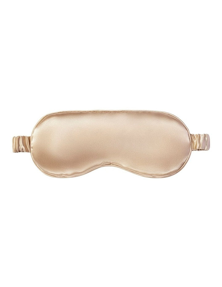 Pure Silk Sleep Mask in Caramel