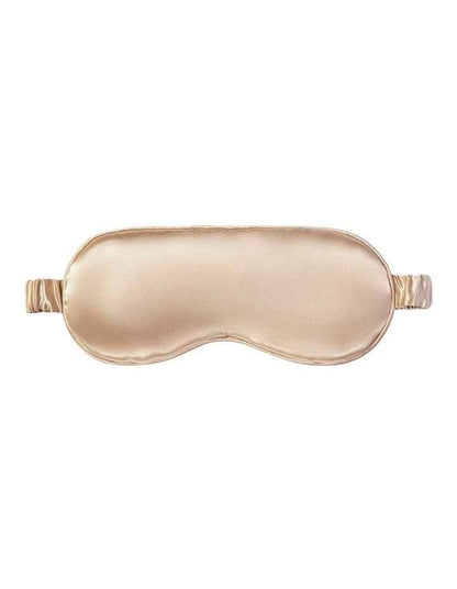 Pure Silk Sleep Mask in Caramel