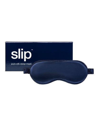 Pure Silk Sleep Mask in Navy