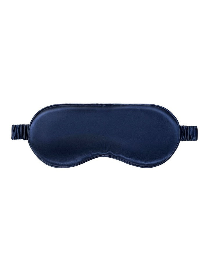 Pure Silk Sleep Mask in Navy