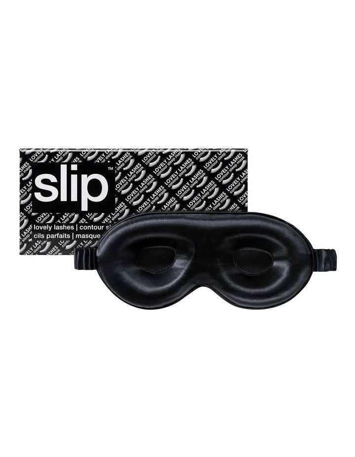Pure Silk Contour Sleep Mask in Black