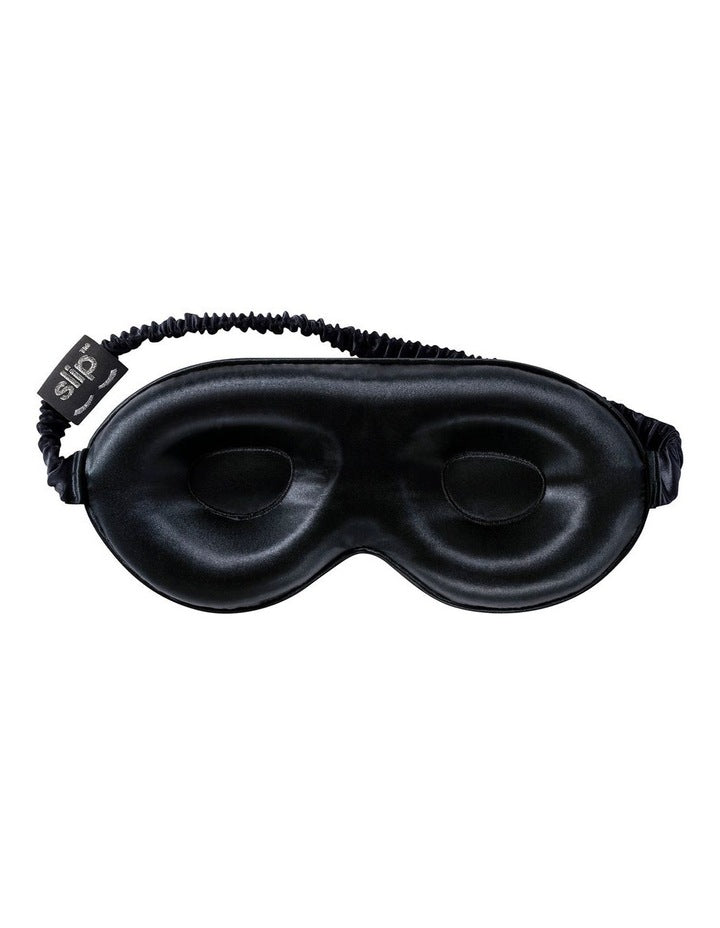 Pure Silk Contour Sleep Mask in Black