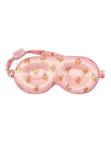 Pure Silk Contour Sleep Mask in Petal