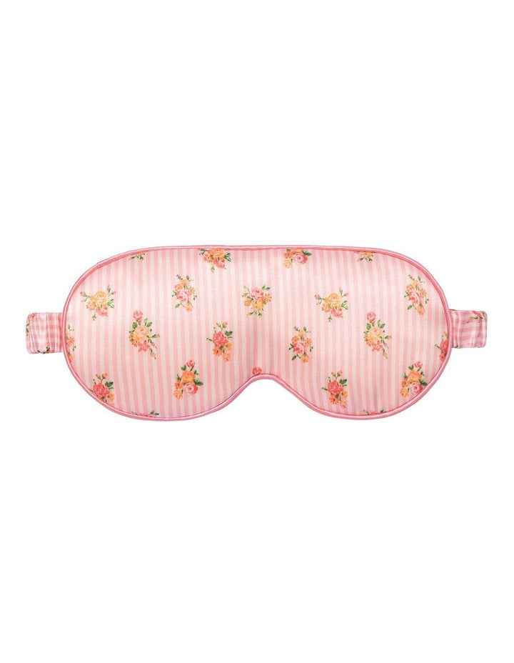 Pure Silk Contour Sleep Mask in Petal