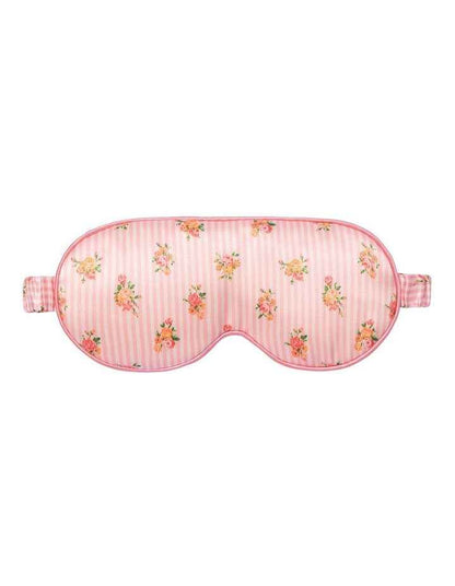 Pure Silk Contour Sleep Mask in Petal