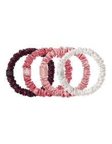 Pure Silk Skinny Scrunchie Ornament in Candy Cane