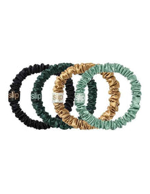 Pure Silk Skinny Scrunchie Ornament in Multi