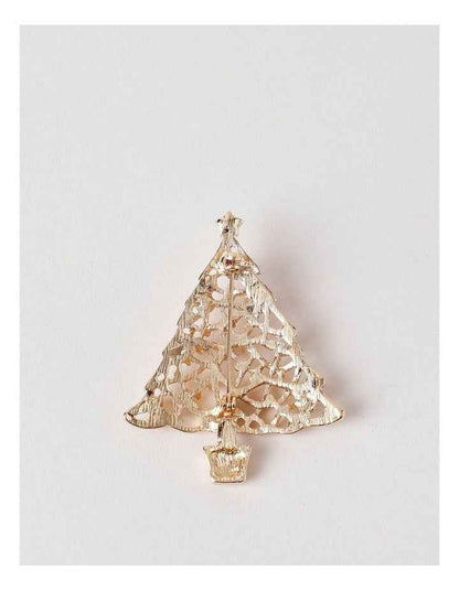 Tree Brooch in Gold