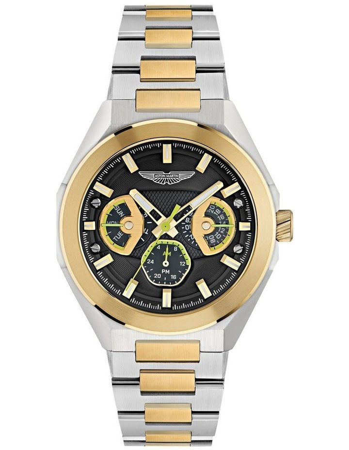 TKS Multifunction 42mm MTRI1F504 Watch in Black/Two Tone Steel