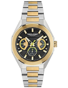 TKS Multifunction 42mm MTRI1F504 Watch in Black/Two Tone Steel