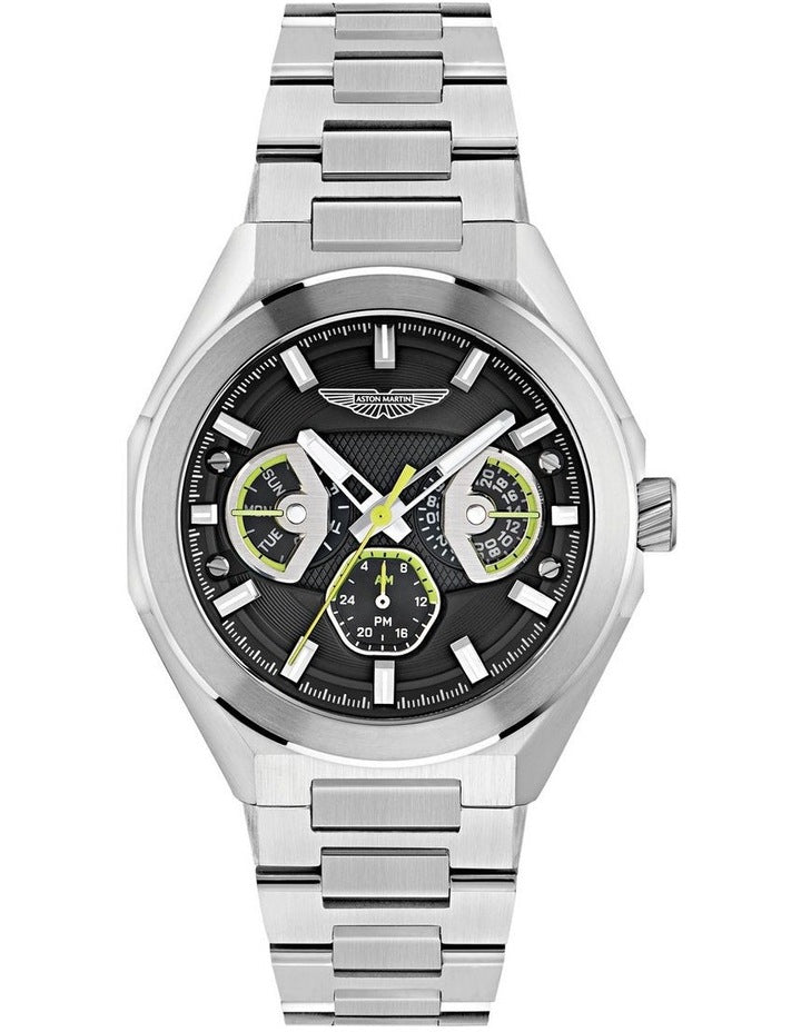 TKS Multifunction 42mm MTRI1F505 Watch in Black/Stainless Steel