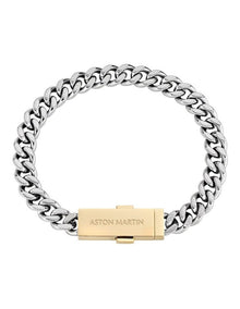 UCD Chain Bracelet in Rhodium/Gold-Tone