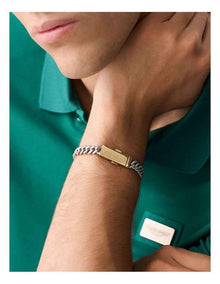 UCD Chain Bracelet in Rhodium/Gold-Tone