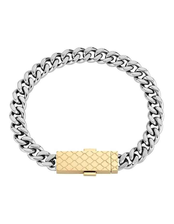 UCD Chain Bracelet in Rhodium/Gold-Tone