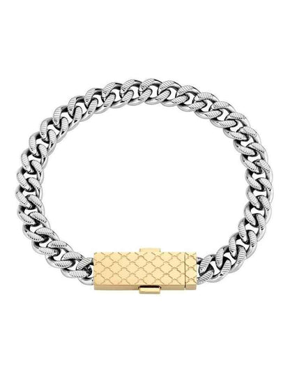 UCD Chain Bracelet in Rhodium/Gold-Tone