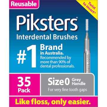 Piksters Interdental Brushes Size 0 35 pack