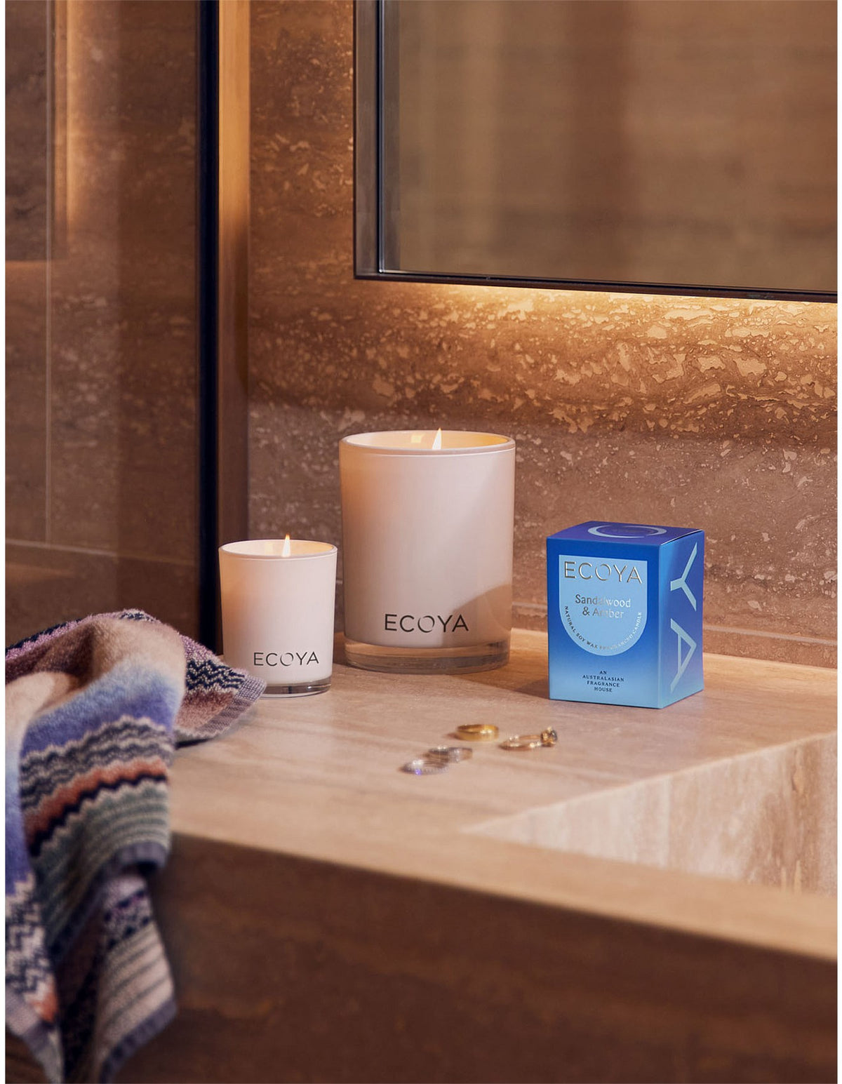 Sandalwood & Amber Mini Madison Candle 80g