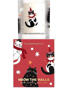 Santa Paws Meow the Halls Candle Smoky Oakwood 200g