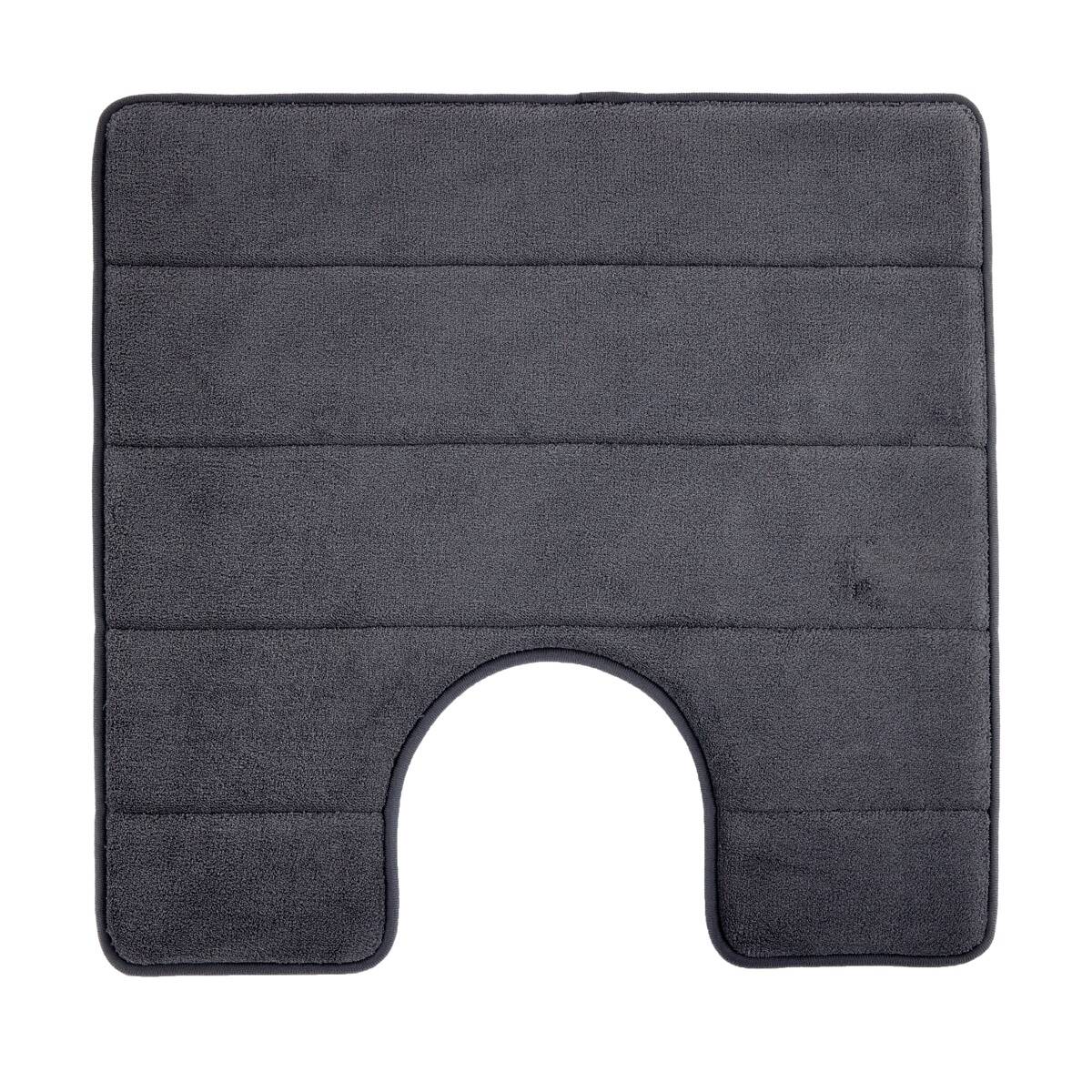 Memory Foam Contour Bath Mat - Charcoal