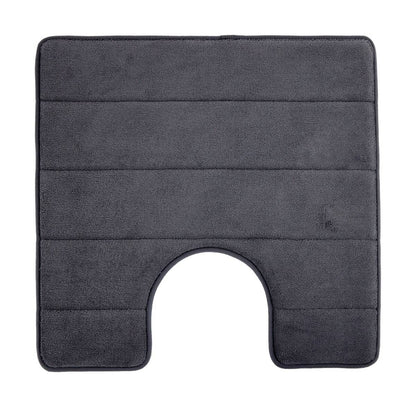 Memory Foam Contour Bath Mat - Charcoal