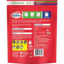 Radiant Active Clean Laundry Capsules 3-In-1 Washing Detergent 45 Pack