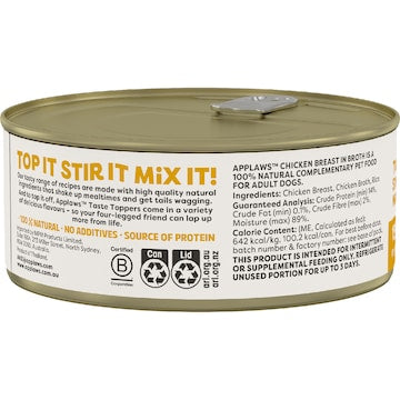Applaws Taste Toppers In Broth Chicken Wet Dog Food 156g