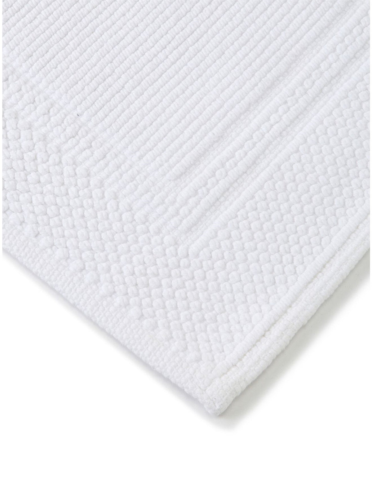Regent Cotton 50cm x 80cm Handwoven Bath Mat White