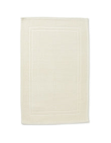 Regent Cotton Handwoven 50cm x 80cm Bath Mat Vanilla