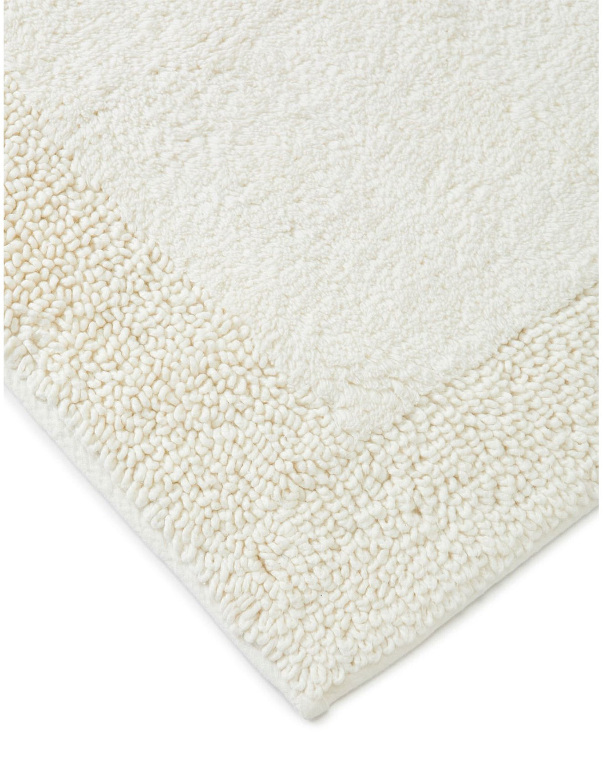 Elwood Cotton Tufted Bath Mat Ivory