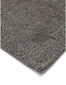 Elwood Cotton Tufted 50cm x 80cm Bath Mat Charcoal