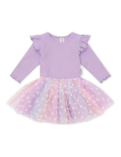 Cotton Candy Ballet Dress in Purple