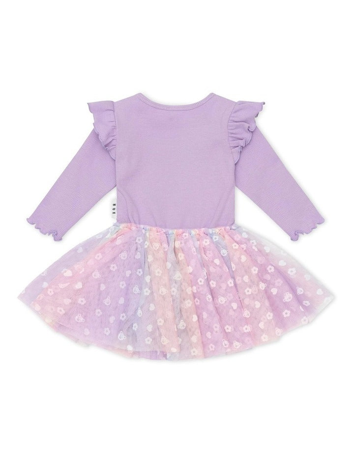 Cotton Candy Ballet Dress in Purple