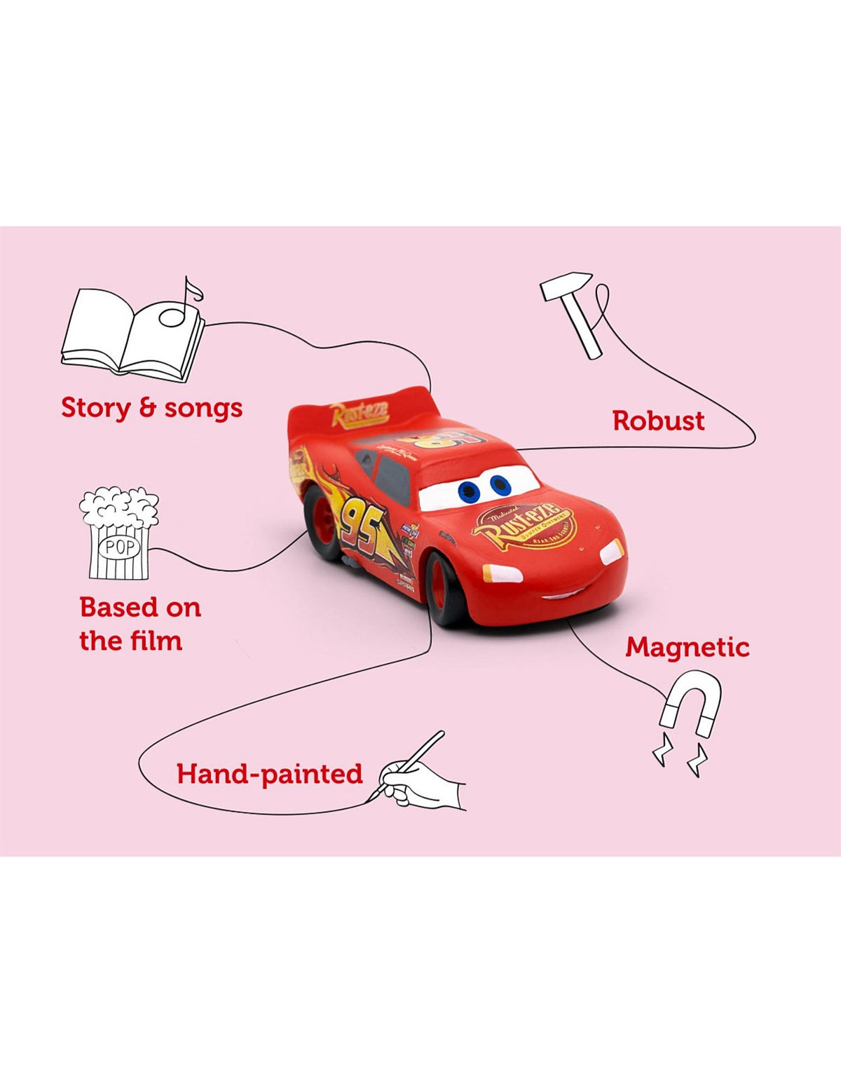 Lightning McQueen Audio Character with Songs and Story