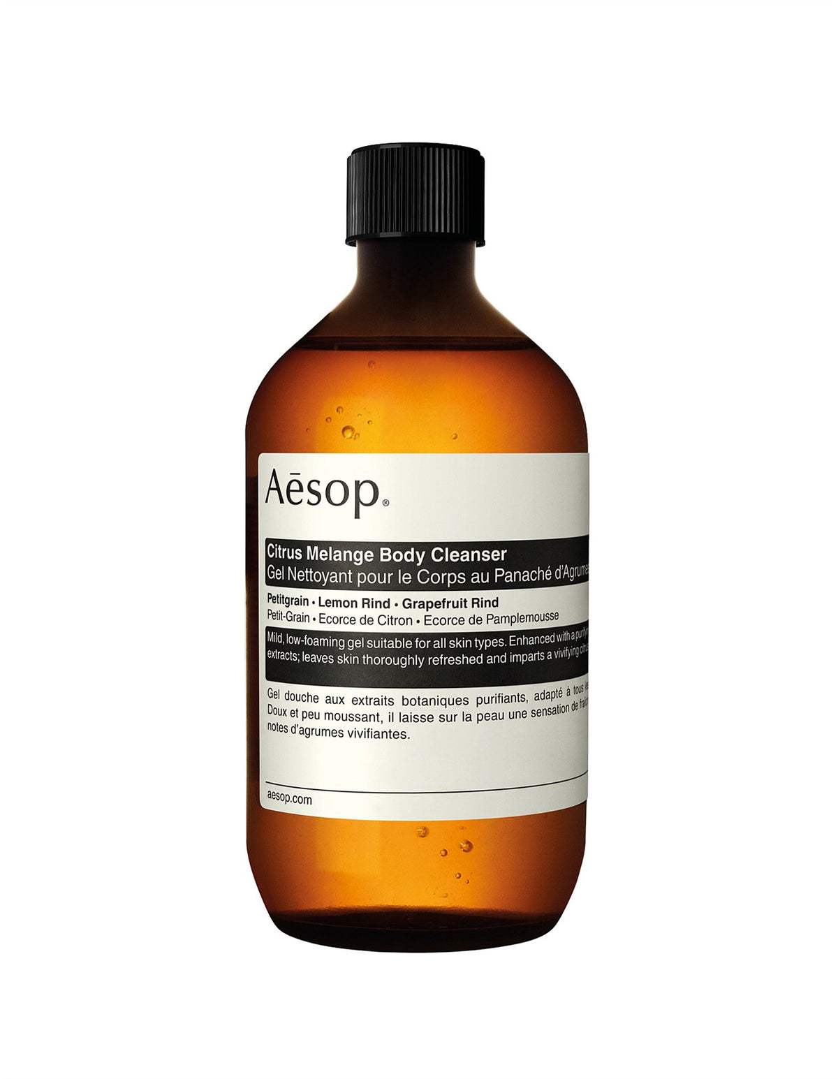 Citrus Melange Body Cleanser 500mL with Screw Cap