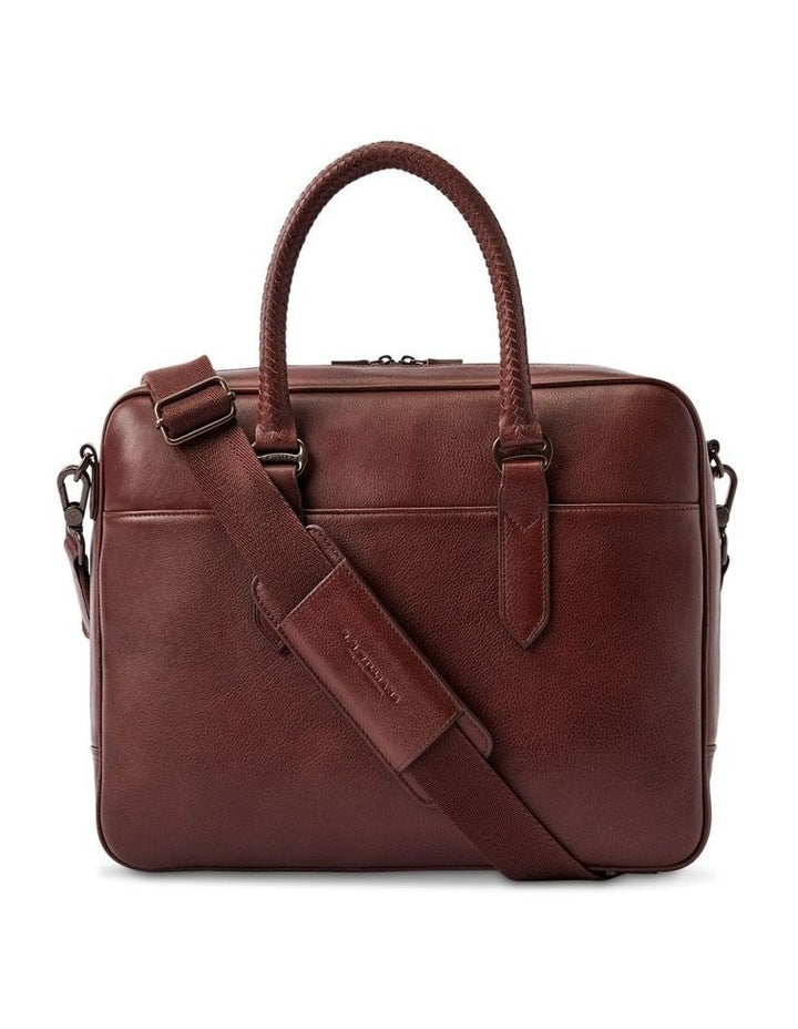 Farrier Signature Briefcase in Brown