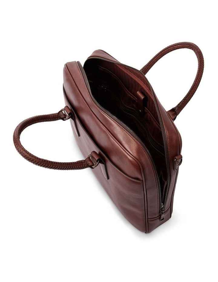 Farrier Signature Briefcase in Brown