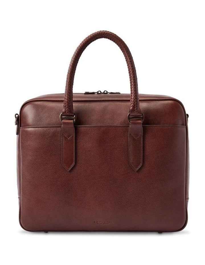 Farrier Signature Briefcase in Brown