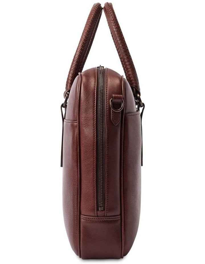 Farrier Signature Briefcase in Brown