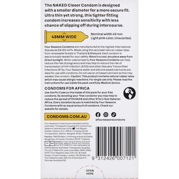Four Seasons Naked Closer Condoms 20 pack