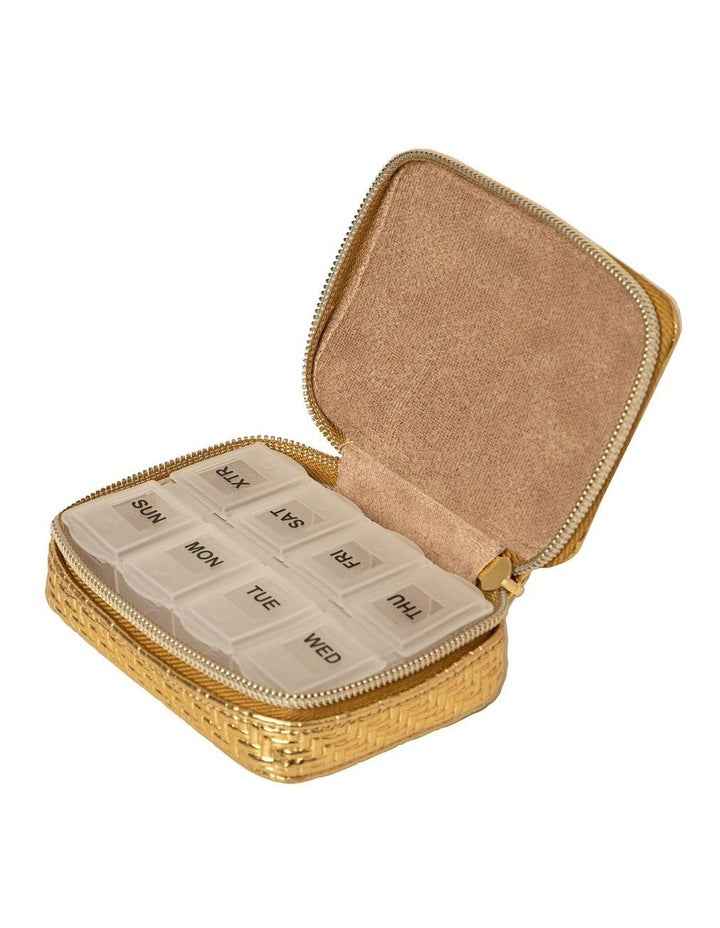 Herringbone Pill Box